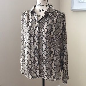 Python blouse sz. 10